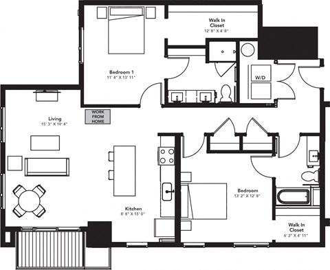 a blueprint of a floor plan of a house